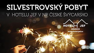 Silvestrovský pobyt v hotelu Jef v NP České Švýcarsko