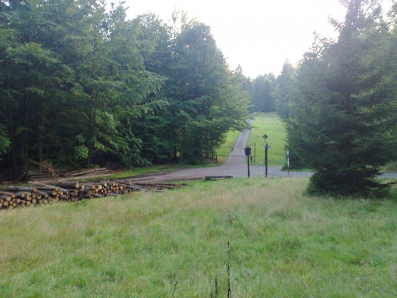 Rozcestník na Hřensko, Mezní Louku, atd.