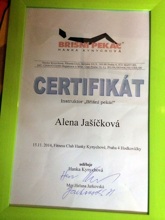 Instruktor břišní pekáč