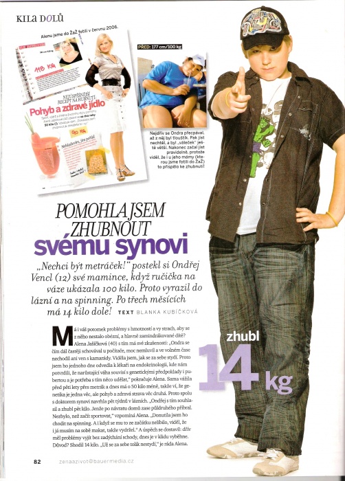 Článek z časopisu Žena a Život