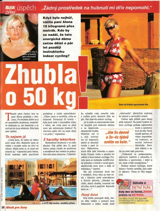 článek z časopisu BLESK pro ženy