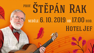 Pozvánka na koncert virtuose prof. Štěpána Raka